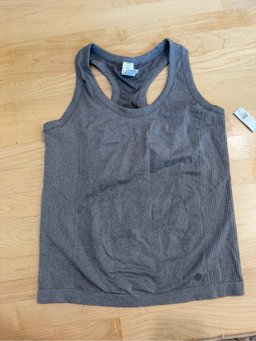 Old Navy Charcoal Ribbed Racerback Tank